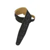 Image de Levys 7,6 Cm, Daim Gravé, Motifs Paisley - Black Sangles et courroies