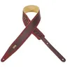 Image de Levy's MS317CO-BRG - Sangle cuir et daim extra souple - Burgundy