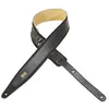 Image de Levy's MS317CO-BLK - Sangle cuir et daim extra souple - Black