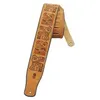 Image de Levy's MSS3PHG-HNY - Sangle en daim motif Haida totem et filet - Honey