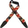Image de Levys 5 CM Polypropylene avec Embout en Cuir et Motif Drapeau Uk Sangles et courroies