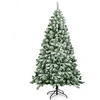 Image de CostwayArbre de Noël Artificiel 180CM avec 928 Branches Aiguilles en PVC Support Métallique Solide et Pliable pour Décoration Noël
