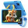 Image de Blackview Tab A6 Kids Tablette pour Enfants Android 14 10.1 HD+, 12Go + 128Go /SD 1TB 5100mAh Bleu Avec Montre Enfant Z10 Bleu
