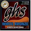 Image de GHS WB-L Blanc Bronze 012/054, Corde de guitare