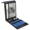Image de Coffret de 16pcs Outil à Dessin Crayons Graphite Avec Gomme