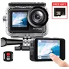 Image de Caméra sport AKASO Brave 7 LE SE 4K30FPS WiFi Deux Écrans Tactile 20MP IPX 7 Etanche 40M Support Mic Avec 32Go Carte mémoire Noir