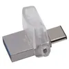 Image de Clé Usb Kingston Technology Datatraveler Microduo 3c 32gb 32go Usb 3.0 (3.1 Gen 1) Type-a/type-c Argent Lecteur Usb Flash