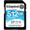 Image de Kingston Canvas Go! Carte SDXC (512 Go, SDXC, U3, UHS-I), Carte mémoire, Bleu, Noir, Blanc