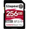 Image de Kingston Canvas React Plus (256 Go, SDXC, U3, UHS-II), Carte mémoire, Blanc, Rouge, Noir