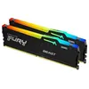 Image de Kingston FURY Beast RGB - DDR5 - kit - 64 Go: 2 x 32 Go - DIMM 288 broches - 5600 MT/s / PC5-44800 - CL40 - 1.25 V - mémoire sans tampon - on-die ECC