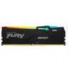 Image de Kingston FURY Beast RGB - DDR5 - module - 8 Go - DIMM 288 broches - 5600 MT/s / PC5-44800 - CL40 - 1.25 V - mémoire sans tampon - on-die ECC