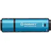 Image de Kingston IronKey Vault Privacy 50 (64 Go, USB-A), Clé USB, Bleu