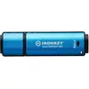 Image de Kingston IronKey Vault Privacy 50C (256 Go, USB-C), Clé USB, Noir, Bleu
