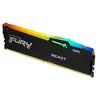 Image de Kingston FURY Beast RGB - DDR5 - module - 16 Go - DIMM 288 broches - 5600 MT/s / PC5-44800 - CL36 - 1.25 V - mémoire sans tampon - on-die ECC - noir
