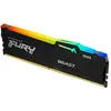 Image de Kingston 5600 DDR5 DIMM FURY Beast RGB (1 x 16GB, 5600 MHz, RAM DDR5, DIMM), Mémoire vive, Noir