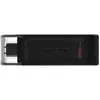 Image de Kingston DataTraveler 70 (256 Go, USB-C), Clé USB, Noir