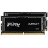 Image de Kingston FURY Impact - DDR5 - kit - 32 Go: 2 x 16 Go - SO DIMM 262 broches - 5600 MT/s / PC5-44800 - CL40 - 1.1 V - mémoire sans tampon - on-die ECC