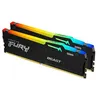 Image de Kingston FURY Beast RGB - DDR5 - kit - 16 Go: 2 x 8 Go - DIMM 288 broches - 5600 MT/s / PC5-44800 - CL36 - 1.25 V - mémoire sans tampon - on-die ECC - noir