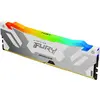 Image de Kingston D5 16GB 6400-32 Renegade RGB wh KFY XMP (1 x 16GB, 6400 MHz, RAM DDR5), Mémoire vive, Blanc