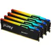 Image de Kingston Fury Beast RGB (4 x 16GB, 6000 MHz, RAM DDR5, DIMM), Mémoire vive, Noir