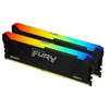 Image de Barrette mémoire RAM Kingston FURY Beast RGB 32 Go (Kit de 2 x 16 Go) DDR4 3600 MHz CL18