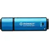 Image de Kingston Clé IronKey VP50C 512GB USB-C sécurisé (512 Go, USB-C), Clé USB, Bleu