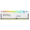 Image de Kingston FURY Beast RGB - DDR5 - module - 16 Go - DIMM 288 broches - 6400 MHz / PC5-51200 - CL32 - 1.4 V - mémoire sans tampon - on-die ECC - blanc