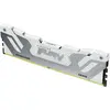 Image de Kingston Technology FURY 24 Go 8400MT/s DDR5 CL40 CUDIMM Renegade White XMP, 24 Go, 1 x 24 Go, DDR5 (1 x 24 Go, 8400 MHz, RAM DDR5, DIMM), Mémoire vive, Argent, Blanc