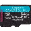 Image de Kingston Carte Mémoire Microsdxc 64gb Cgp G4 200r A2 U3