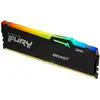 Image de Kingston 32GB 5200MT/s DDR5 CL40 DIMM FURY Beast RGB (1 x 32GB, 5200 MHz, RAM DDR5, DIMM), Mémoire vive, Noir