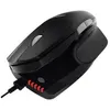 Image de Contour Unimouse - Souris - ergonomique - infrarouge - 7 boutons - filaire - USB - noir, rouge