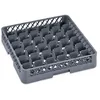 Image de Panier à verres lave-vaisselle gastro 36 compartiments 50x50x10 cm polypropylène