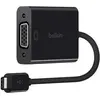 Image de Belkin USB-C sur (VGA, 15 cm), Adaptateur données + vidéo, Noir