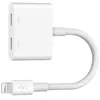 Image de Adaptateur Belkin RockStar Blanc recharge lightning + audio Lightning
