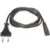 Image de Belkin Câble d'alimentation IEC 60320 C7 à prise européenne (M) (1.80 m), Câble d'alimentation, Noir