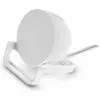 Image de Belkin BoostCharge 3-in-1 Wireless Charger + Ständer + Lautsprecher (10 W), Chargeur sans fil, Blanc
