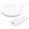 Image de Belkin BOOST CHARGE - Plot de charge sans fil + adaptateur secteur - 10 Watt - blanc