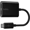 Image de Belkin RockStar (USB-C, Jack 3.5mm, USB-C), Adaptateur pour appareils mobiles, Noir