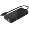 Image de Belkin Multiport (USB, 4.60 cm), Adaptateur données + vidéo, Noir