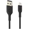 Image de Belkin Lightning To USB-A Cable 1m 2pk - Black (1 m), Câble USB