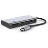 Image de Belkin USB-C 4 en 1 (USB-C, 4 ports), Station d’accueil + hub USB, Gris