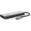 Image de Belkin 7-in-1-Multiport (USB-C, 7 ports), Station d’accueil + hub USB, Gris, Argent