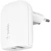 Image de Belkin Boost Charge (25 W, 2 ports), Chargeur USB, Blanc
