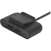 Image de Belkin BoostCharge (USB-C, 4 ports), Station d’accueil + hub USB, Noir