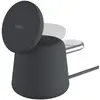 Image de Belkin Station de charge BoostCharge Pro 2-en-1 MagSafe (15 W), Chargeur sans fil, Gris