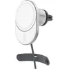 Image de Belkin Qi2 15W Car Vent Mount No CLA, Adaptateur pour véhicule, Gris, Blanc, Argent