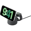 Image de Belkin BoostCharge Pro 2-in-1 Qi2 Ladestation (15 W), Chargeur sans fil, Gris