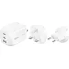 Image de Belkin BoostCharge Pro (100 W, 3 ports), Chargeur USB, Blanc