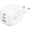 Image de Belkin BoostCharge Pro (70 W, 3 ports), Chargeur USB, Blanc