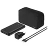 Image de Belkin BOOST CHARGE - Banque d'alimentation + adaptateur secteur - 20000 mAh - PD - 3 connecteurs de sortie (USB-C, 2 x USB) - sur le câble : USB-C - Europe - avec étui à pochette zippée